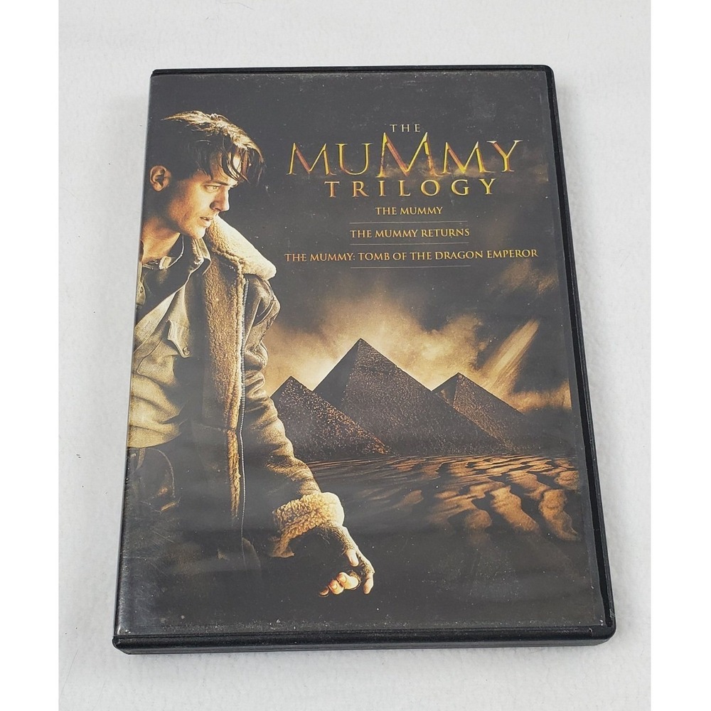 Universal The Mummy Trilogy DVD Set Brendan Fraser Action Adventure Good 3-Disc
